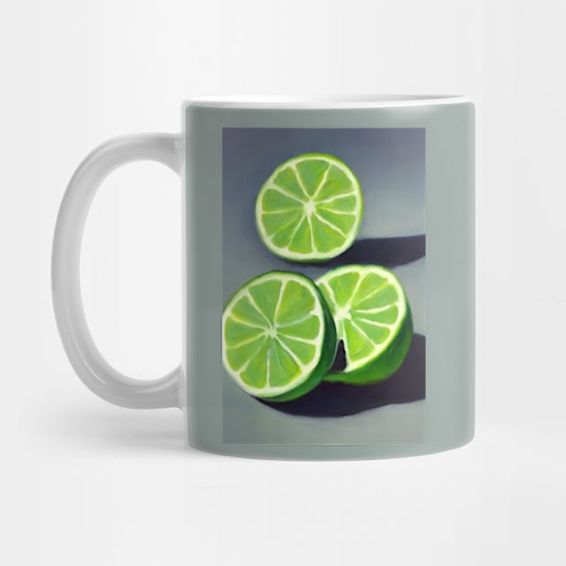 Sliced Limes by ArtFactoryAI